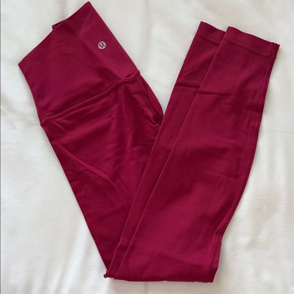Lululemon Athletica Red Leggings